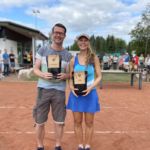 Einzel Clubmeister Kai Bockmann und Anja Breustedt Damen-Einzel und Herren-Einzel